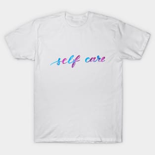 Self care - purple and blue T-Shirt